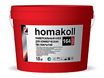 164 10кг Prof - Клей универсальный для коммерческих ПВХ покрытий водно-дисперсионный Homakol
