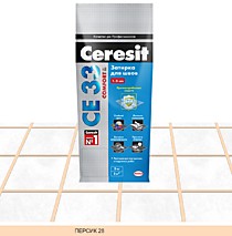 Персик 2кг. СЕ33 Смесь затирочная цементная. Ceresit (12)