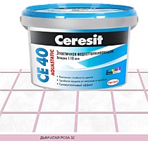 Дымчатая роза 2кг. СЕ40 Смесь затирочная цементная. Ceresit (12)