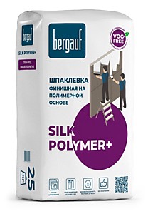 Silk Polymer+ 25кг. Шпаклевка финишная на полимерной основе. Bergauf