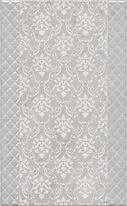 Мотиво Серый светлый 250x400x8мм (10). Декор глянцевый Kerama Marazzi