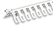 ЕвроУгол штукатурный арочный 2мм 2,5мм ПВХ. IDEAL (50)