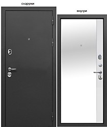 Тайга 9см Зеркало 960R (правая). Дверь входная Е-Трейд