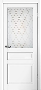 С03 Белый эмалит 700х2000мм. Полотно ОСТЕКЛЕННОЕ Classic Flydoors