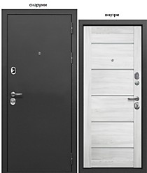 Тайга 9см Царга 860R (правая). Дверь входная Е-Трейд