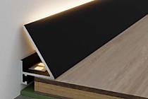 Микроплинтус алюминиевый Русский профиль