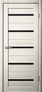 L26 Бьянко 3D 700х2000мм ЧЕРНОЕ стекло. Полотно дверное Микрофлекс СибирьПрофиль