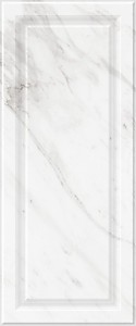 *Scarlett Белая панель 02 600х250х9мм /0,15 (1,20/8). Плитка для стен матовая. Gracia Ceramica