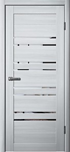 282 Ясень пепельный ПВХ 700х2000мм ЗЕРКАЛО. Полотно дверное LaStella FlyDoors