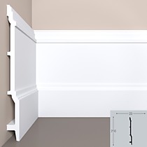 П17 250х23х2000мм Плинтус XPS-полимер загрунтованный BelloDeco (8)