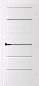 220 Сноу 900х2000мм ГРАФИТ стекло. Полотно АУРА (П) FLYDOORS