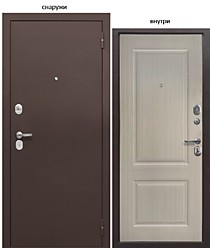 ТАЙГА 7см Бежевый клен 960R (правая). Входная дверь Е-Трейд