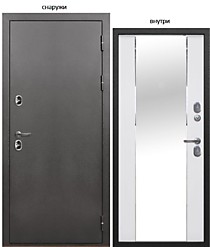 Тайга Термо Зеркало 860R (правая). Дверь входная с терморазрывом Е-Трейд