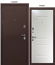 Тайга 9см Белый клен 960L (левая). Дверь входная Е-Трейд