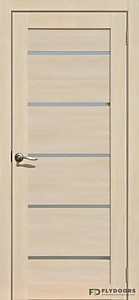 206 Ясень латте ПВХ 900х2000мм. Полотно дверное Ла Стелла FlyDoors
