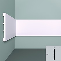 М20 100х10х2000мм Молдинг ударопрочный, загрунтованный под покраску. BelloDeco (22)