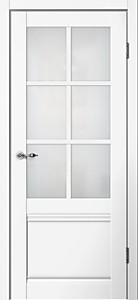 С04 Белый эмалит 600х2000мм. Полотно ОСТЕКЛЕННОЕ Classic Flydoors