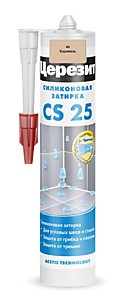 Карамель 280мл CS25. Эластичная силиконовая затирка-герметик. Ceresit (1200)