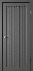 С07 Графит эмалит 800х2000мм. Полотно ГЛУХОЕ Classic Flydoors