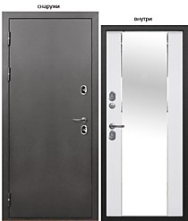 Тайга Термо Зеркало 960L (левая). Дверь входная с терморазрывом Е-Трейд