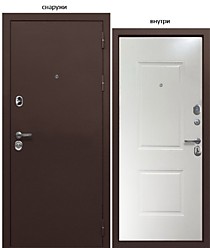Тайга 9см Белый клен 960R (правая). Дверь входная Е-Трейд