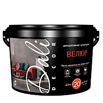 ВЕЛЮР 2,5кг (до 30м2). Декоративная штукатурка DALI-DECOR