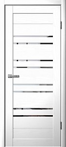 282 Макиато ПВХ 900х2000мм ЗЕРКАЛО. Полотно дверное Ла Стелла FlyDoors