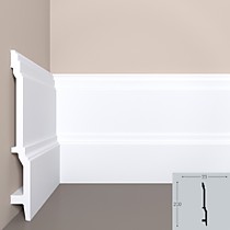 П18 200х23х2000мм Плинтус XPS-полимер загрунтованный BelloDeco (10)