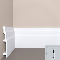 П13 140х20х2000мм Плинтус XPS-полимер загрунтованный BelloDeco (8)