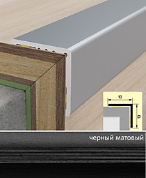 Уголок алюминиевый, Русский профиль
