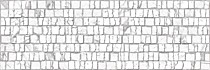 Laurent Мозаика Белый 740х246х9мм /0,182 (1,274/7). Плитка обл. матовая AlmaCeramica (53.508)