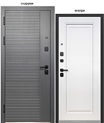 ТАЙГА 9см 2МДФ 960L (левая). Дверь входная Е-Трейд