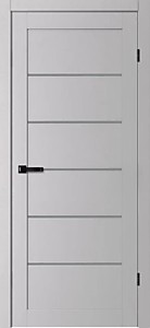 220 Шервуд 700х2000мм ГРАФИТ стекло. Полотно АУРА (П) FLYDOORS