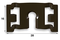 Крепеж ЕвроМаяка штукатурного ПВХ. IDEAL (50шт = 1упак)