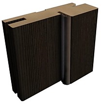 Венге 3D БРУС КОРОБА 70х2050х26мм (3). Телескоп с уплотнителем МикроFLEX. СибирьПрофиль