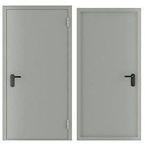 ПДС-1 EI-60 870х2050х65мм ПРАВ, RAL 7038 Дверь противопожарная. MEGI DOORS