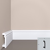 Плинтус XPS под покраску