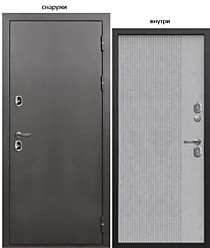 Тайга Термо Вертикаль 960R (правая). Дверь входная с терморазрывом Е-Трейд