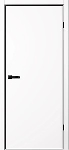N01 Белый эмалит 800х2000мм ЧЕРН. K4AL, Маг3. Полотно NEO Flydoors