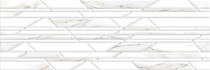 Nativa Белый ОРНАМЕНТ 600х200х7,5мм /0,12 (1,92/16). Плитка обл. глянец Alma Ceramica (57,6)