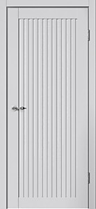 С07 Серебристый эмалит 700х2000мм. Полотно ГЛУХОЕ Classic Flydoors
