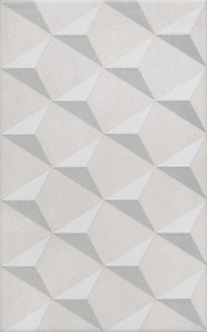 Корредо Cерый светлый 250х400х8мм (10). Декор матовый Kerama-Marazzi