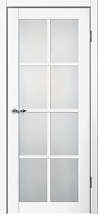С05 Белый эмалит 800х2000мм. Полотно ОСТЕКЛЕННОЕ Classic Flydoors
