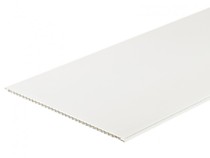 Белый матовый 250мм 2,7м. Панель ПВХ односекционная ламинированная. IDEAL Ламини (10)